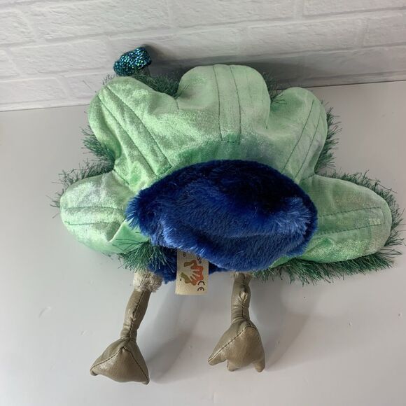 Folkmanis Puppet Peacock Bird Colorful Hand Play Puppet Plush - Picture 6 of 7